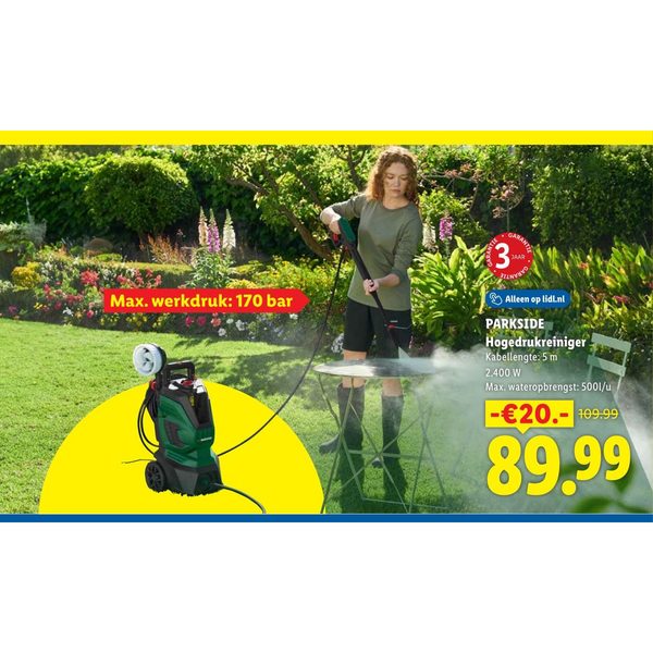 PARKSIDE Hogedrukreiniger