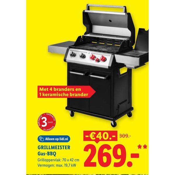 GRILLMEISTER Gas-BBQ