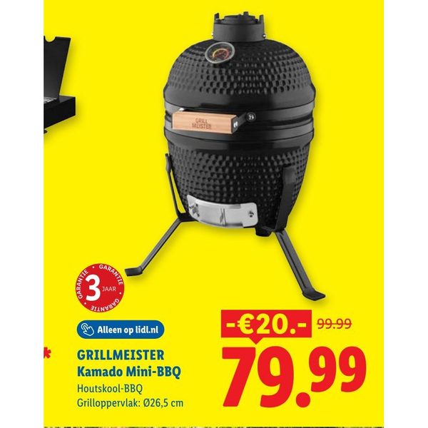 GRILLMEISTER Kamado Mini-BBQ