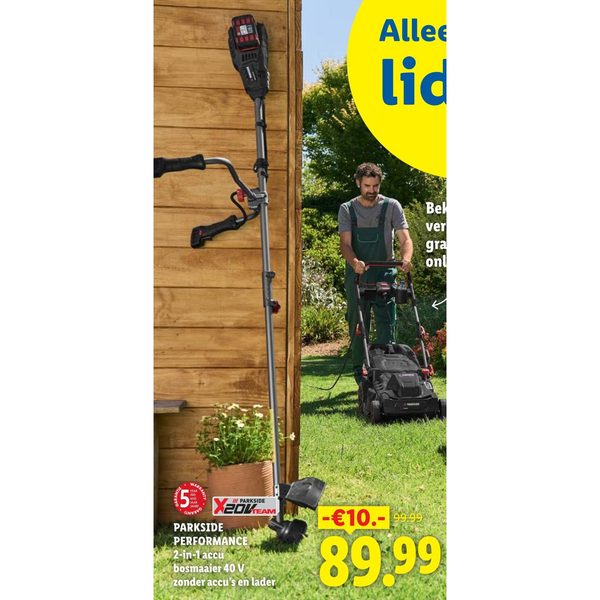 2-in-1 accu bosmaaier 40 V