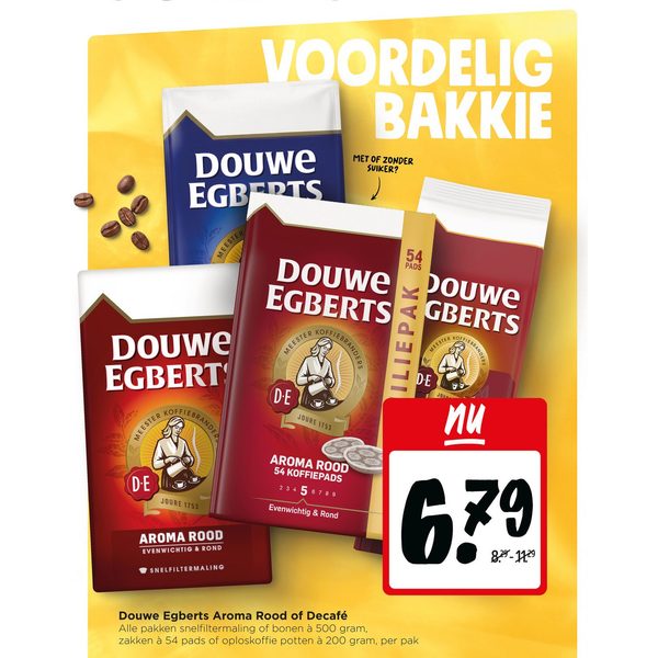 Douwe Egberts Aroma Rood of Decafé