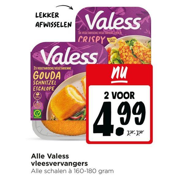 Alle Valess vleesvervangers