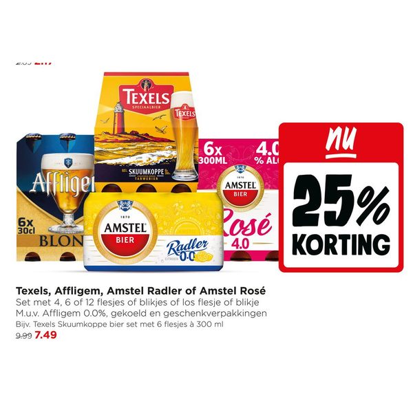 Texels, Affligem, Amstel Radler of Amstel Rosé