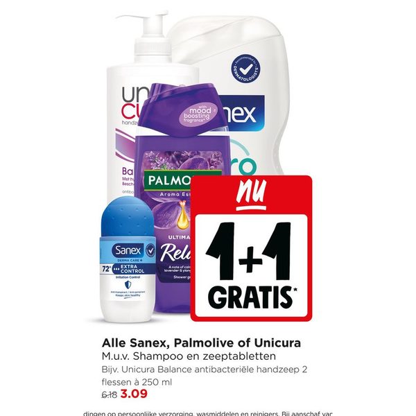 Alle Sanex, Palmolive of Unicura
