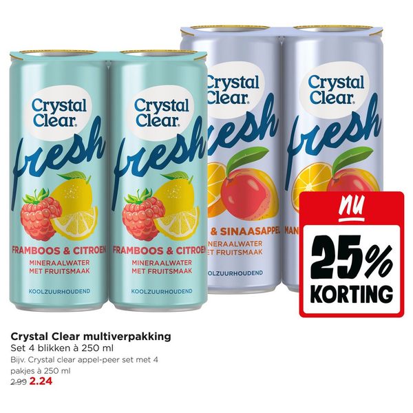 Crystal Clear multiverpakking