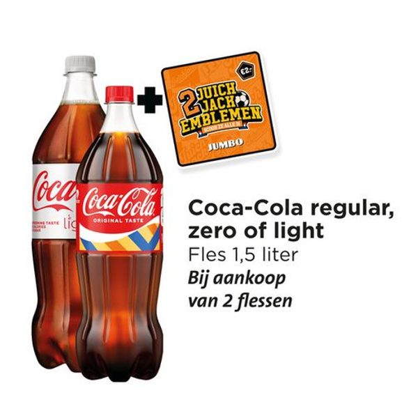 Coca-Cola regular, zero of light