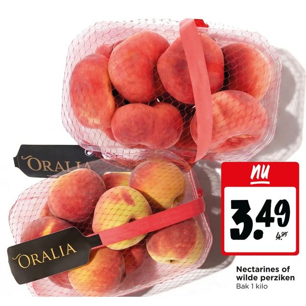 Nectarines of wilde perziken