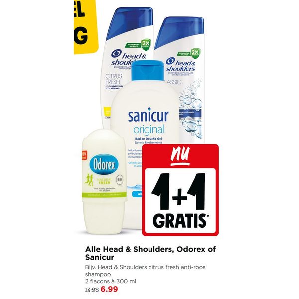 Alle Head & Shoulders, Odorex of Sanicur