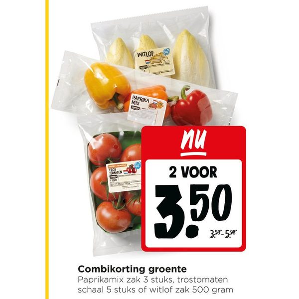 Combikorting groente