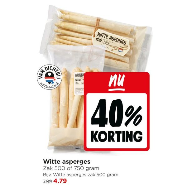 Witte asperges