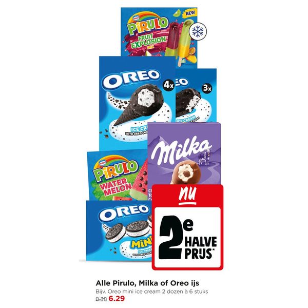 Alle Pirulo, Milka of Oreo ijs