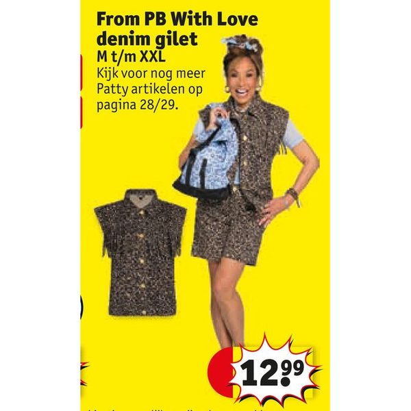 From PB With Love denim gilet