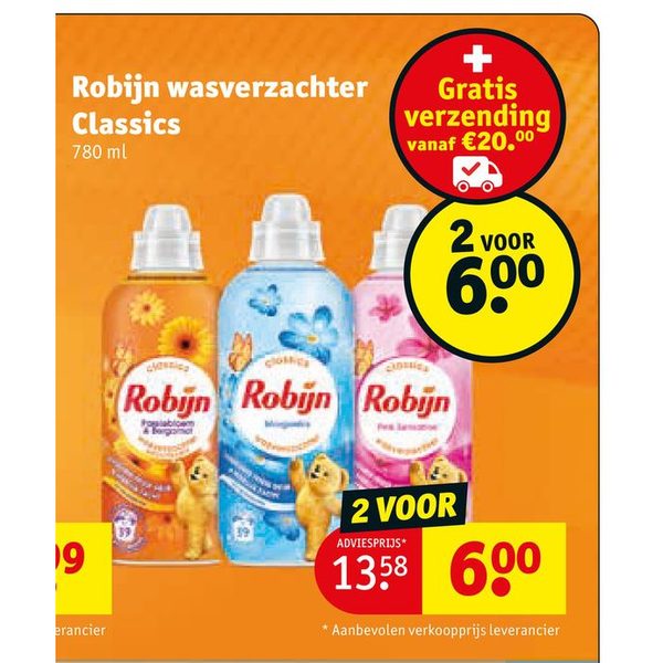 Robijn wasverzachter Classics