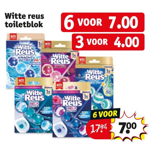 Witte reus toiletblok