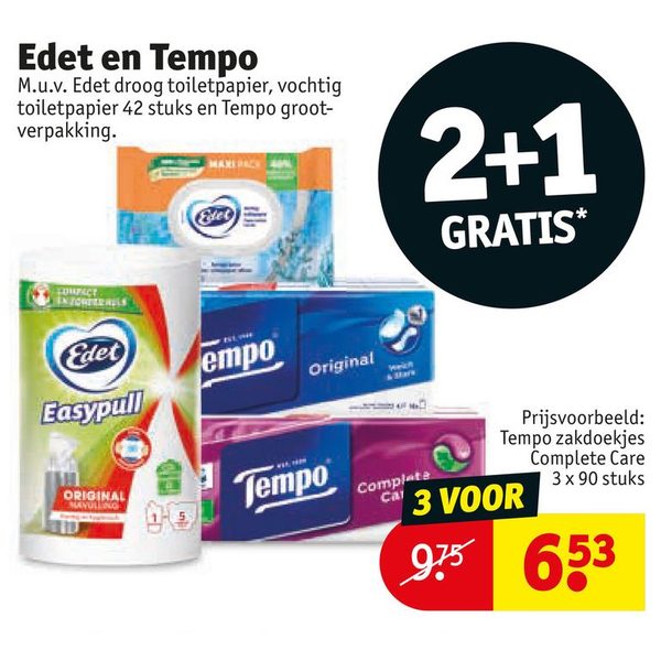 Tempo zakdoekjes Complete Care