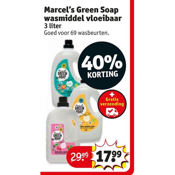 Marcel's Green Soap wasmiddel vloeibaar