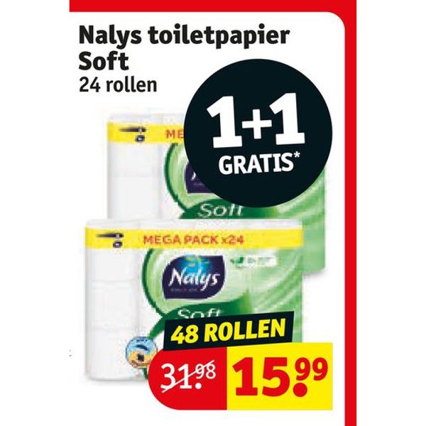 Nalys toiletpapier Soft