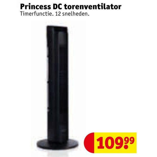 Princess DC torenventilator