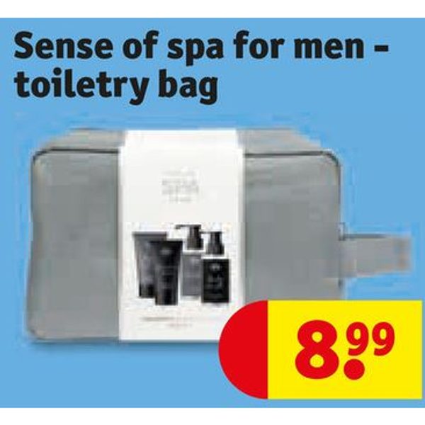 Sense of spa for men - toiletry bag