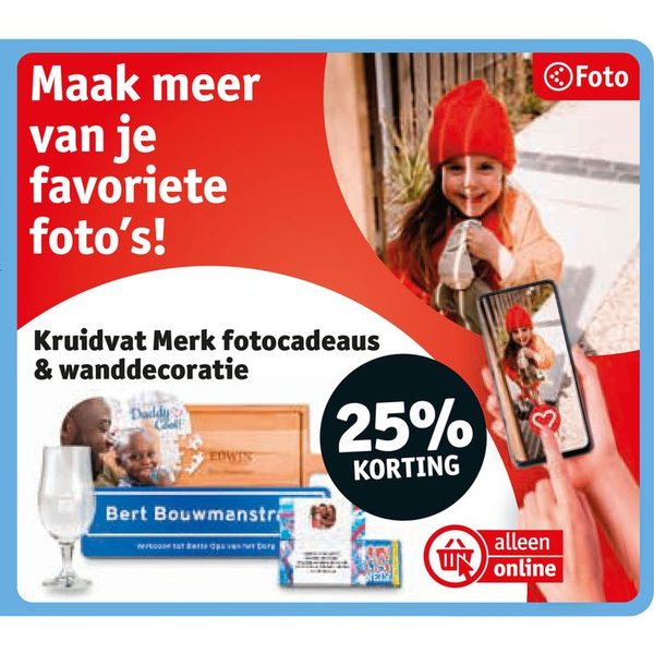 Kruidvat Merk fotocadeaus & wanddecoratie