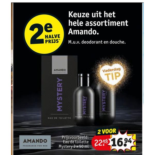 Keuze uit het hele assortiment Amando.