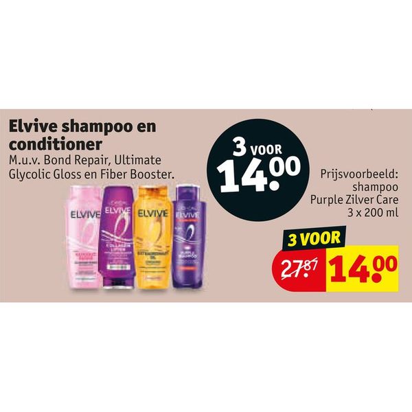 Elvive shampoo en conditioner