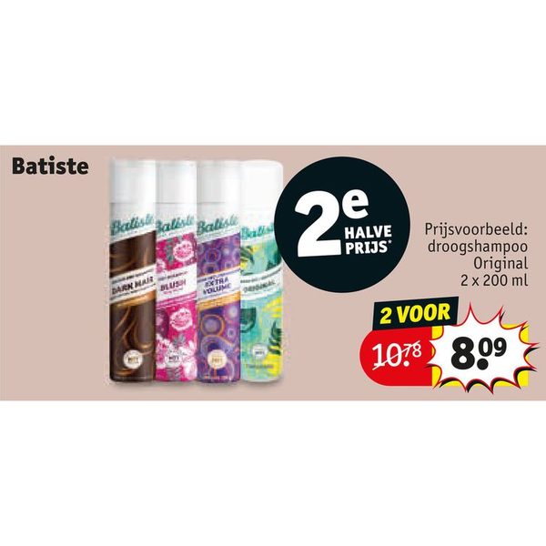Batiste droogshampoo