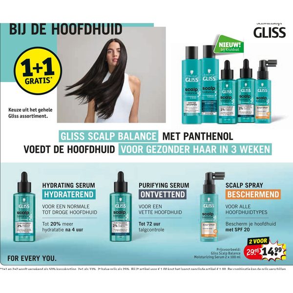 Gliss Scalp Balance Moisturizing Serum 2 x 100 ml