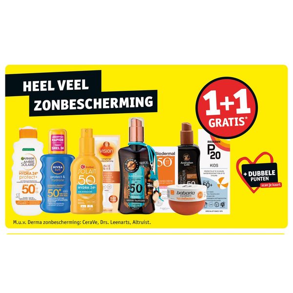 HEEL VEEL ZONBESCHERMING