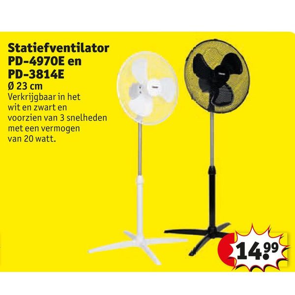 Statiefventilator PD-4970E en PD-3814E