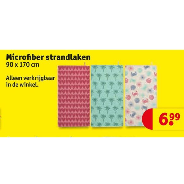 Microfiber strandlaken