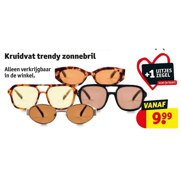 Kruidvat trendy zonnebril