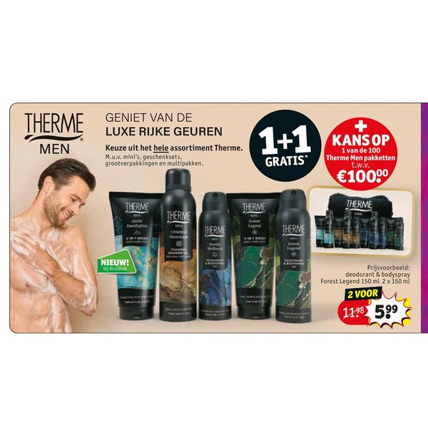 Therme deodorant & bodyspray Forest Legend