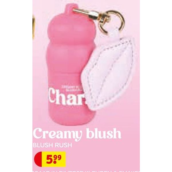 Creamy blush blush rush