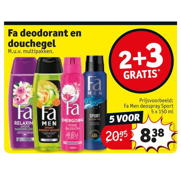 Fa deodorant en douchegel