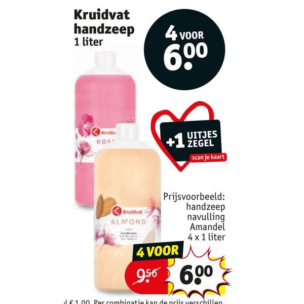 Kruidvat handzeep 1 liter