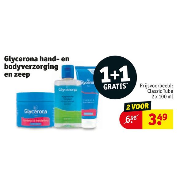 Glycerona hand- en bodyverzorging en zeep
