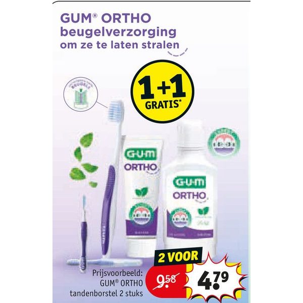 GUM ORTHO beugelverzorging