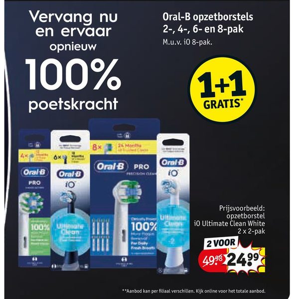 opzetborstel iO Ultimate Clean White 2 x 2-pak