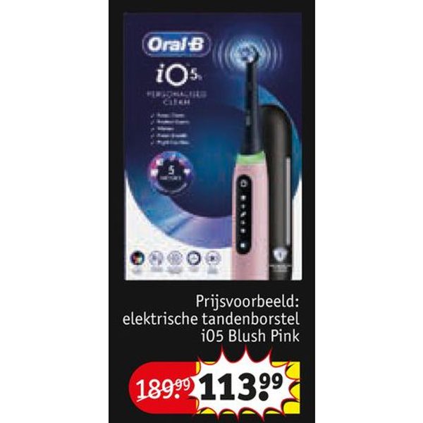 elektrische tandenborstel iO5 Blush Pink