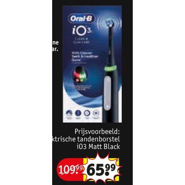 elektrische tandenborstel iO3 Matt Black