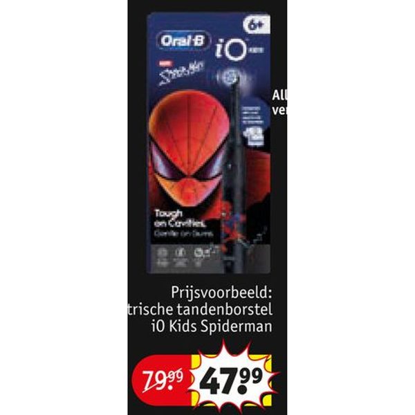 elektrische tandenborstel iO Kids Spiderman