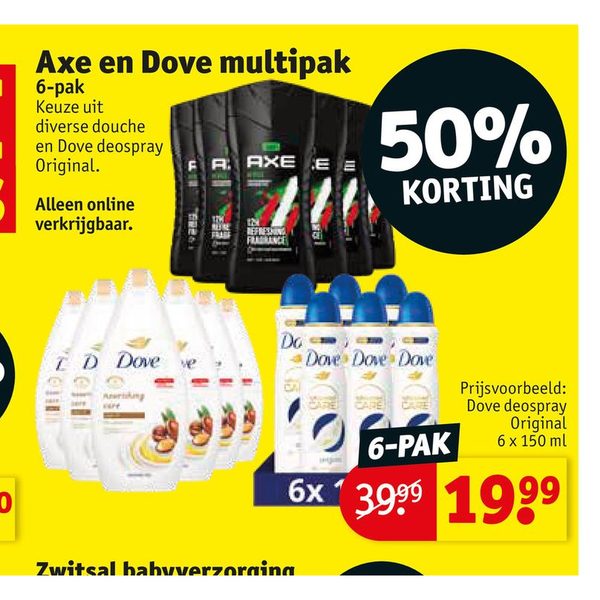 Dove deospray multipak