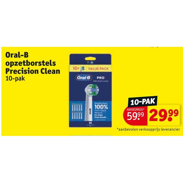 Oral-B opzetborstels Precision Clean 10-pak