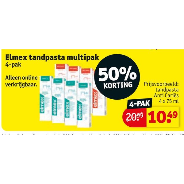 Elmex tandpasta multipak 4-pak