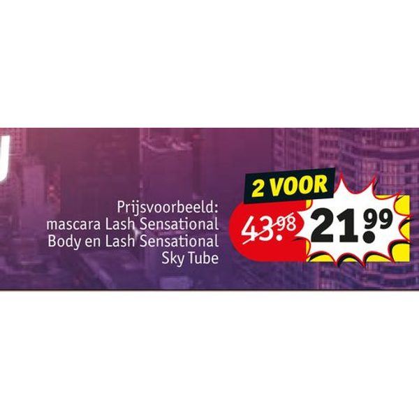 Maybelline mascara en eyeliner assortiment