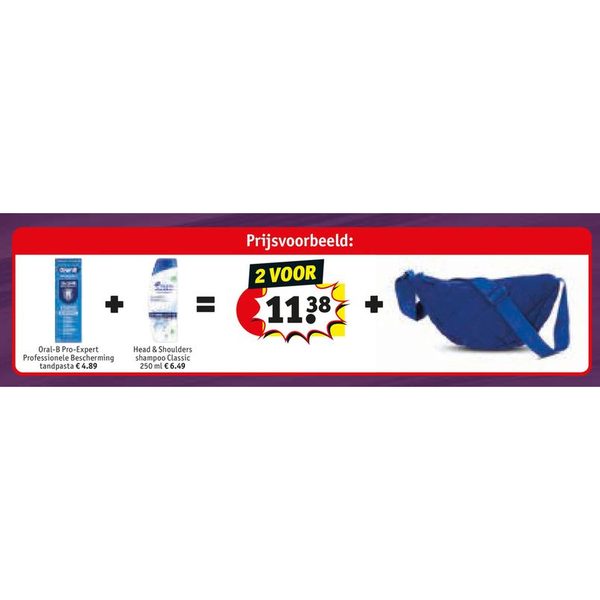 Oral-B Pro-Expert tandpasta & Head & Shoulders shampoo