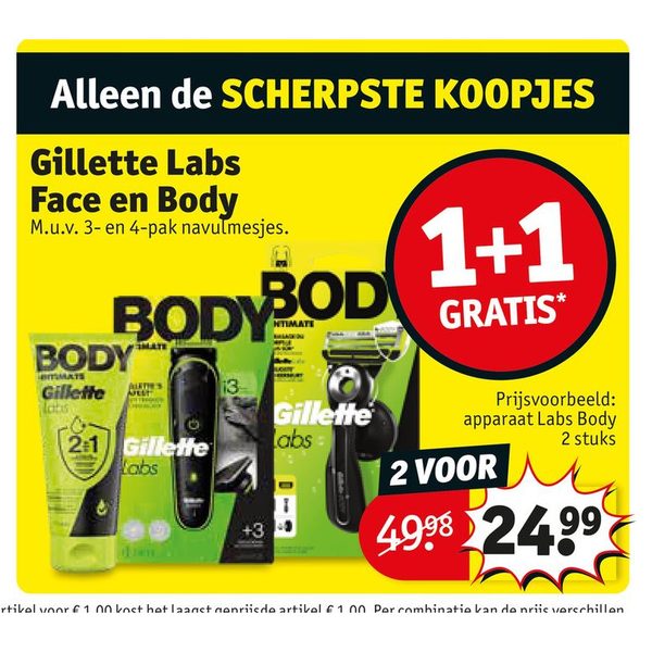 Gillette Labs Face en Body