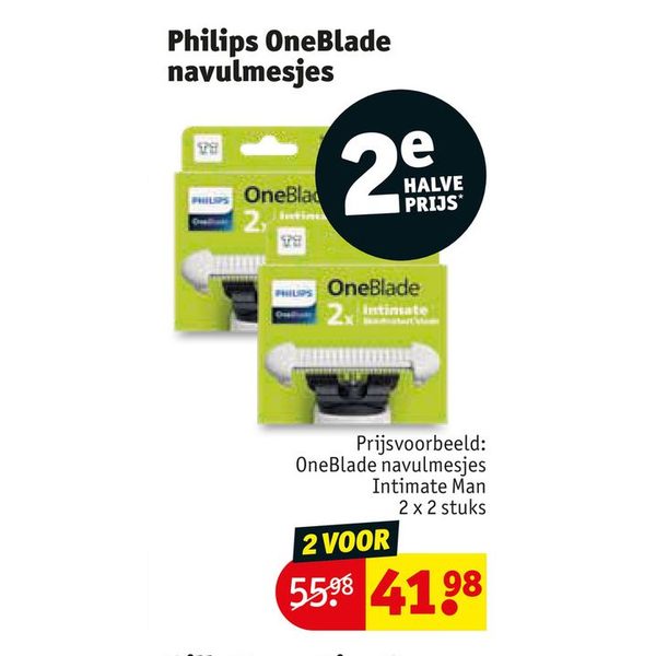 Philips OneBlade navulmesjes