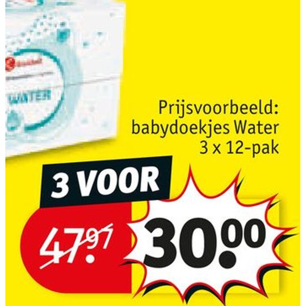 Kruidvat babydoekjes Water